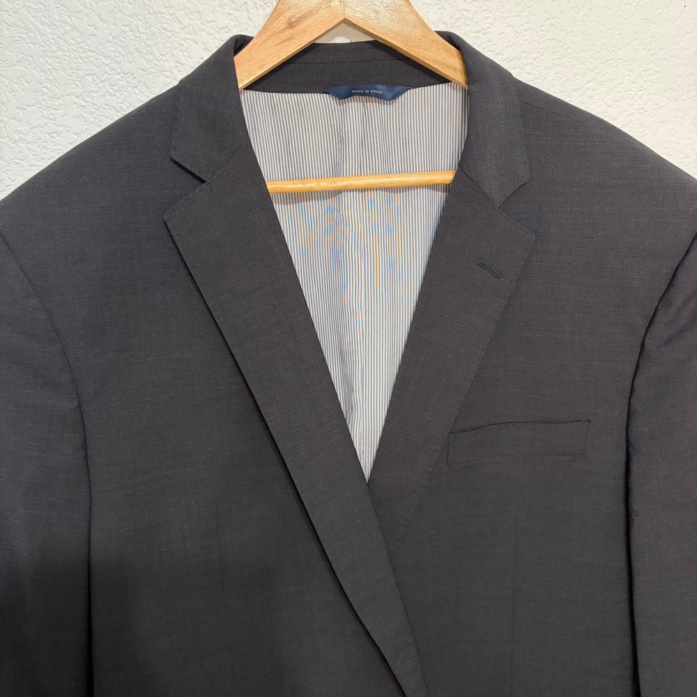Brooks Brothers Explorer Madison Fit Blazer Mens 48R Charcoal Grey Wool Blend - Picture 4 of 8